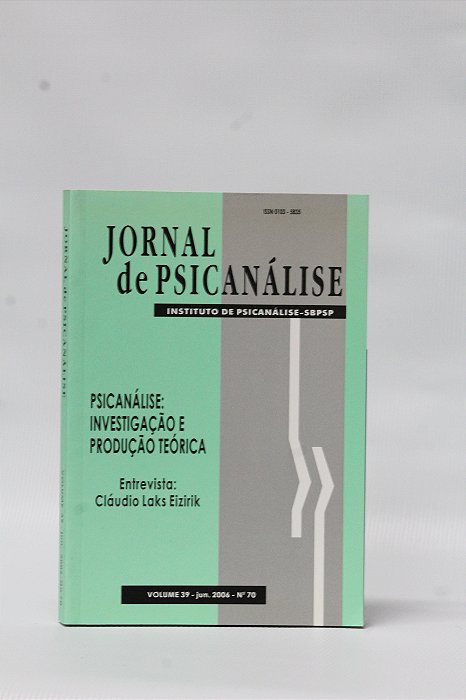 Jornal de Psicanálise 70