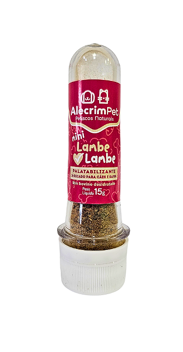 Mini lambe-lambe Rim bovino 15g - Alecrim Pet