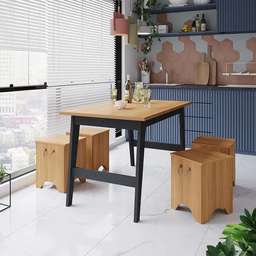 Conjunto Aurora com Bancos kim