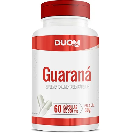 Cápsulas de guaraná duom