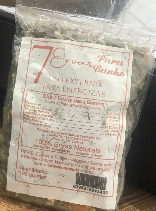 Banho 7 ervas