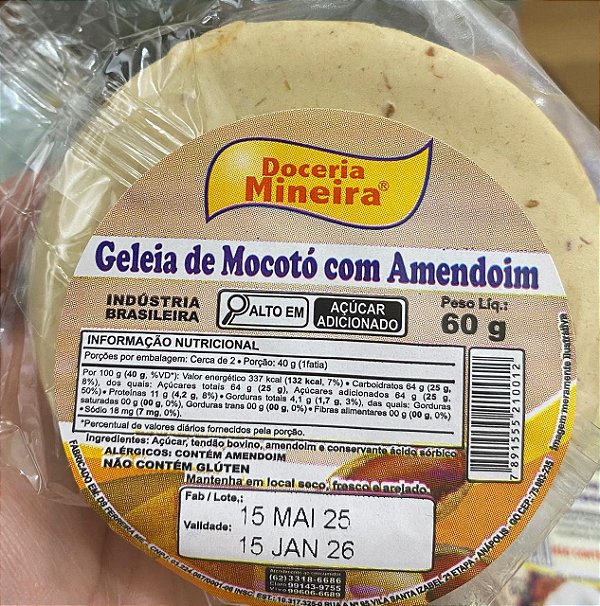 Geleia de Mocotó Com Amendoim 60g
