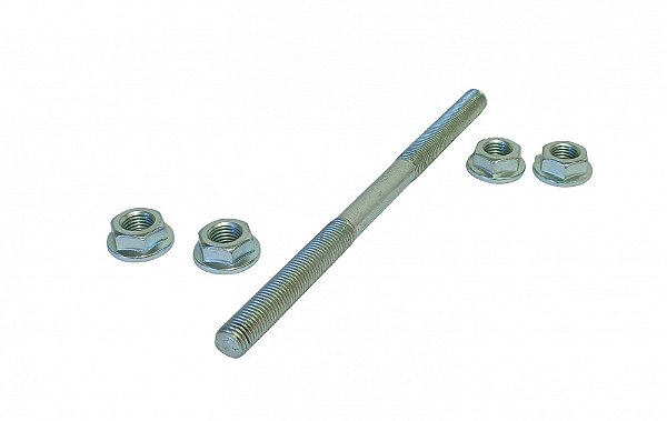 Eixo 5/16x130MM C/Porcas P/Roda Traseira BiKE Aro 12 Nathor