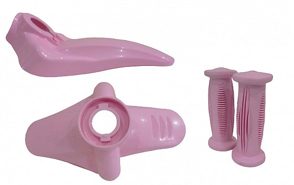 Kit Paralamas Mais Manoplas Para Bicicletas Do Aro 12 Nathor