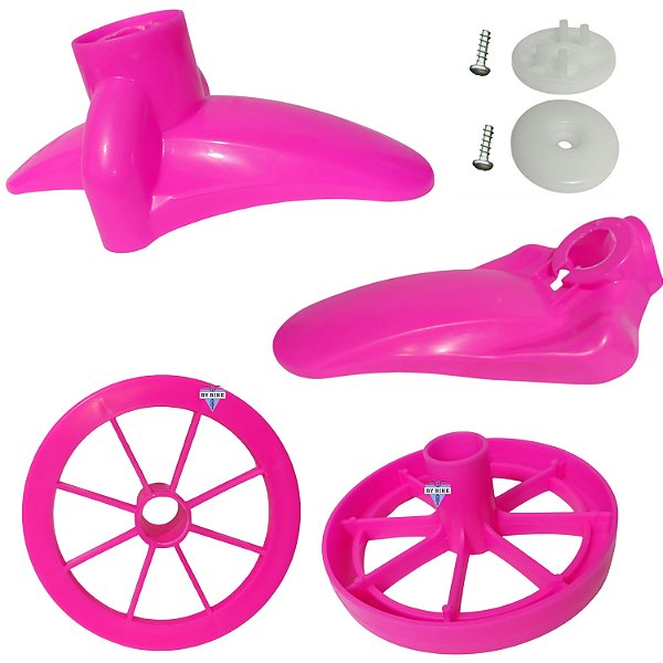 Kit de Rodinha Avulsa Para Suporte Lateral Paralamas Nathor