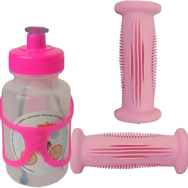 Kit Garrafinha Mais Punho Para Bicicletas do Aro 12 Nathor