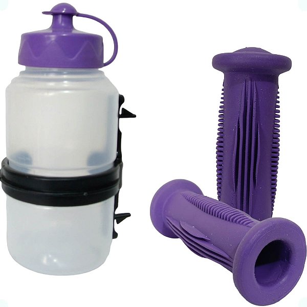 Kit Garrafinha e Manopla Para Bicicleta do Aro 12 Nathor