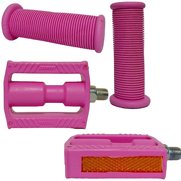 Pedal Mirim Rosca Fina Mais Punho Para Bicicletas do Aro 16