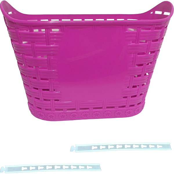 Cesta Cestinha Plástica Para Bicicletas Infantil Aro 14 e 16
