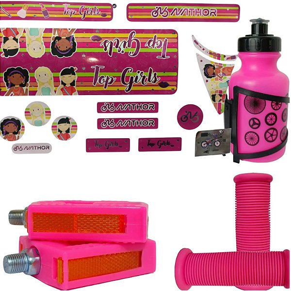 Pedal Garrafinha Adesivo Punho P/Bicicleta Do aAo 16 Nathor