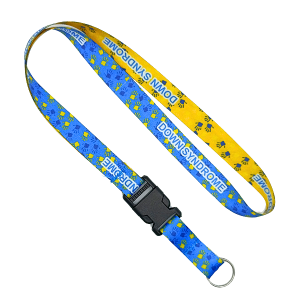 Cordão de Identificação Síndrome de Down Azul