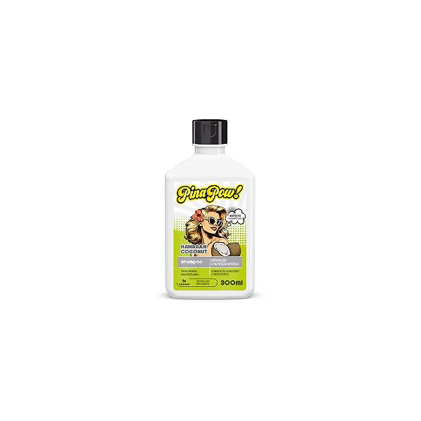 Shampoo para cabelo Pinapow 300Ml Hawahan Coconut