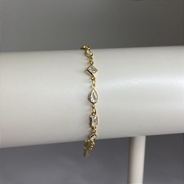 PULSEIRA COM ZIRCÔNIAS TRABALHADA