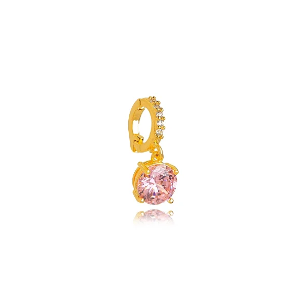Pingente Redondo Banho Ouro 18k