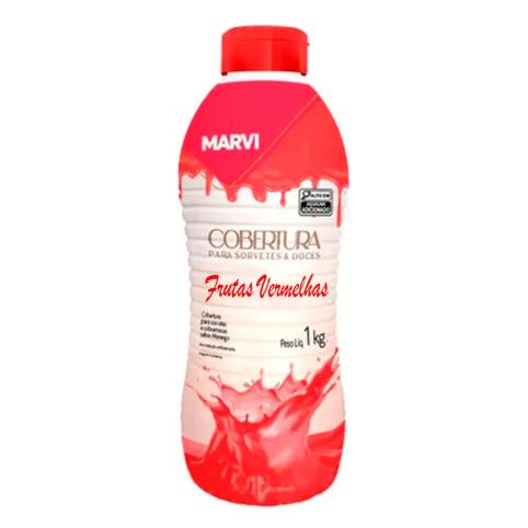 Cobertura Frutas vermelhas 1kg Marvi