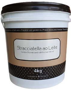 Stracciatella ao leite Avelã Leagel 4kg