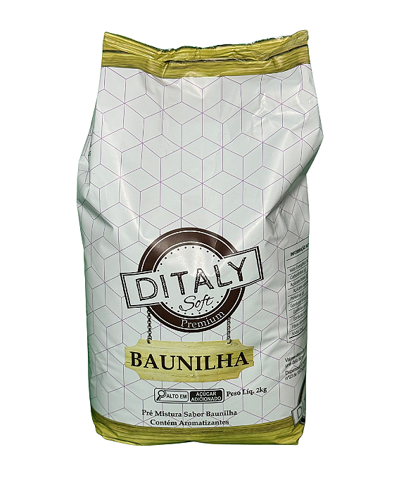 Base Soft Baunilha em Pó 2kg – Mistura Profissional para Sorvete Soft Cremoso