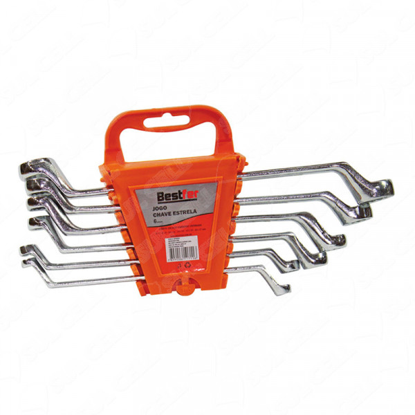 Jogo Chave Estrela 6 a 17mm 6 Peças BFH0066