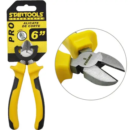 Alicate de Corte Diagonal 6'' Startools Amarelo