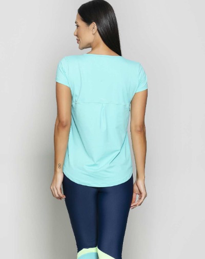 Blusa alongada Run More Verde - G