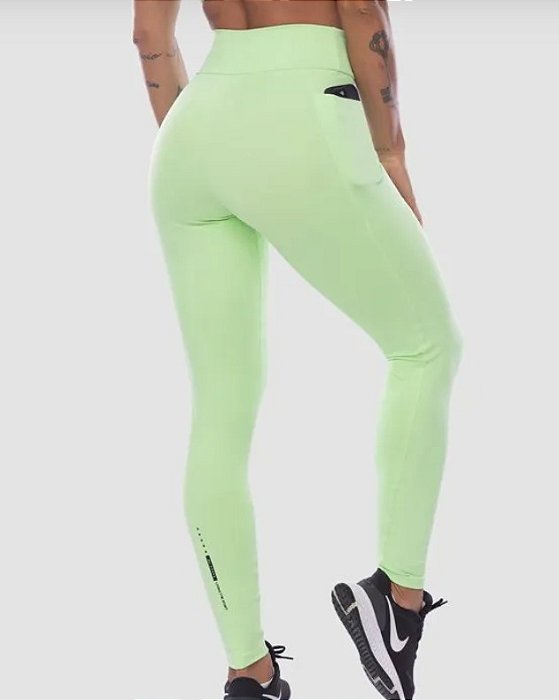 Legging com Bolsos - Verde Lima All Shape - P