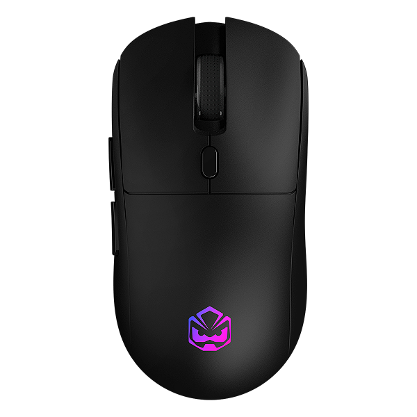 Mouse Gamer Sem Fio PCYes Basaran Stealth – Black Vulcan / White Ghost