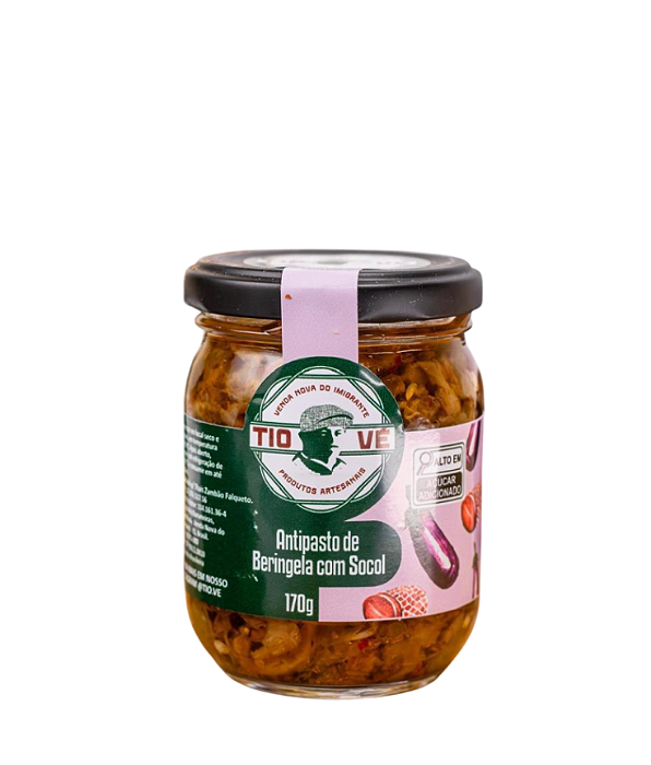 Antipasto Artesanal de Beringela com Socol 170g