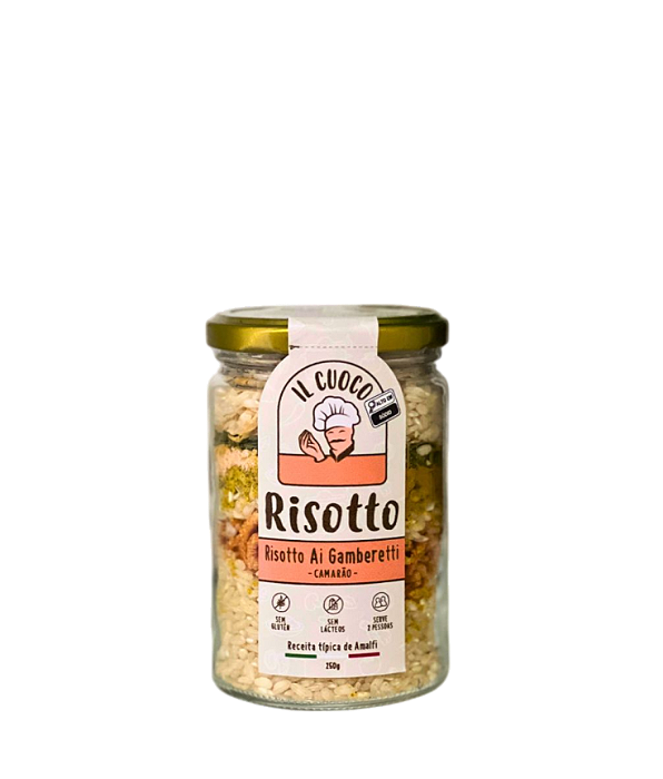 Risotto IL Cuoco Ai Gamberetti Camarão Sem Glúten 250g