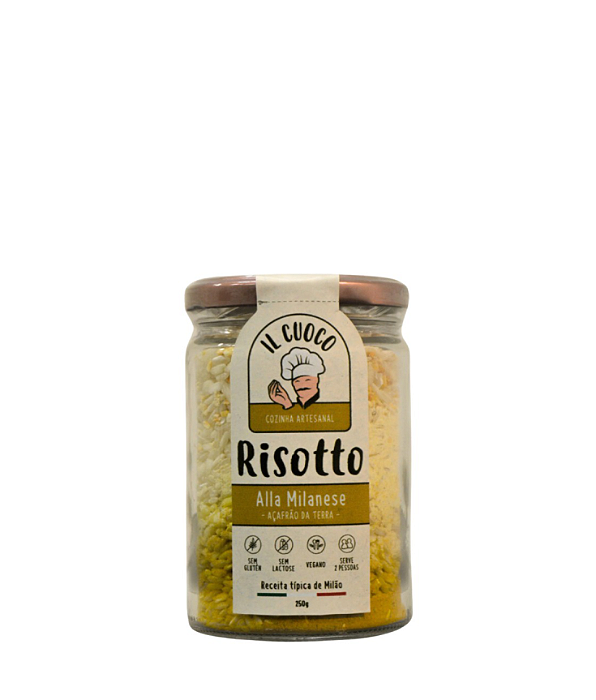 Risotto IL Cuoco Alla Milanese Açafrão da Terra 250g