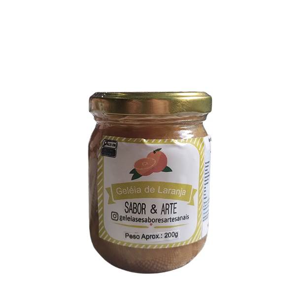 Geleia Artesanal de Laranja Sabor & Arte 200g