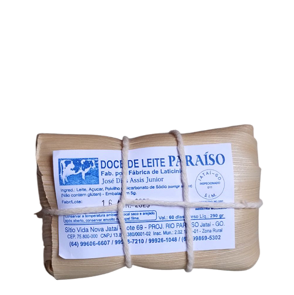 Doce de Leite Paraíso na Palha 100% Artesanal 290g
