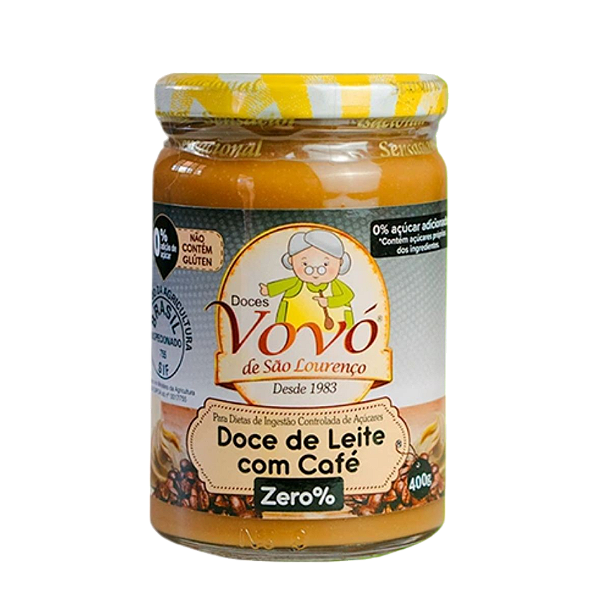 Doce de Leite Cremoso com Café Zero Açúcar 400g