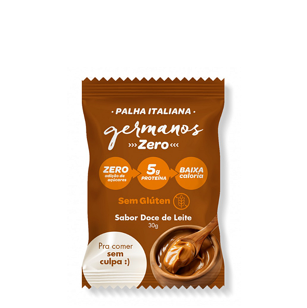 Palha Italiana Doce de Leite Zero Açúcar 30g