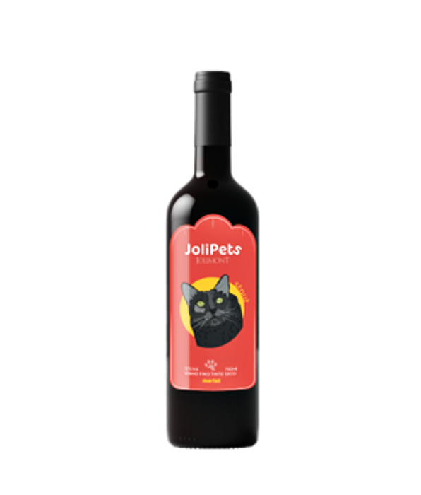 Vinho Tinto Seco Merlot Jolipets Stout 750ml