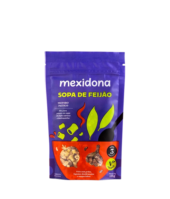 Sopa de Feijão Mexidona Sem Conservantes 115g