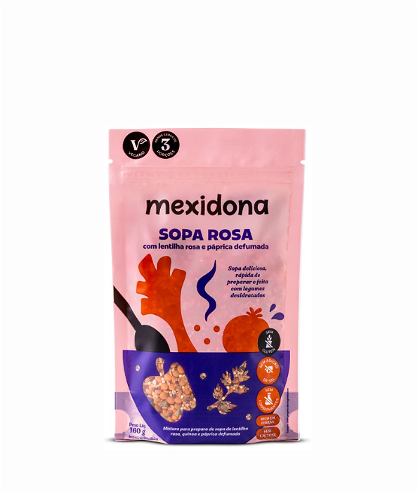 Sopa Rosa Mexidona Sem Conservantes 130g
