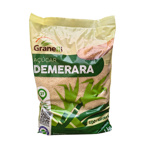 Açúcar Demerara Granelli 100% Natural 1Kg