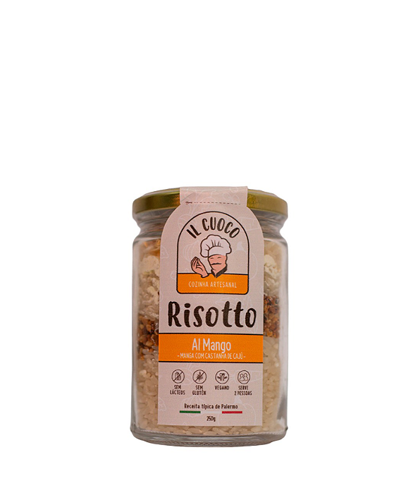 Risotto IL Cuoco Manga com Castanha de Caju Sem Glúten 250g