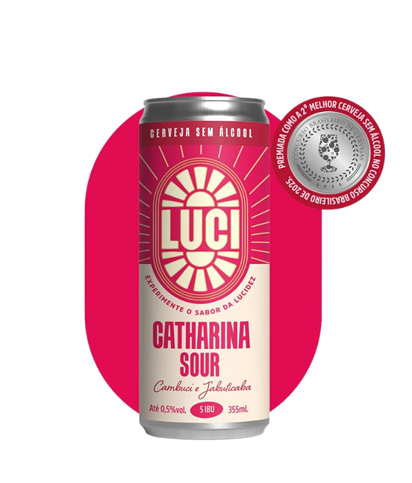 Cerveja Catharina Sour Cambuci e Jabuticaba Luci 355ml