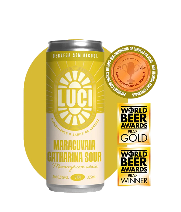 Cerveja Maracuvaia Catharina Sour com Maracujá e Uvaia 355ml