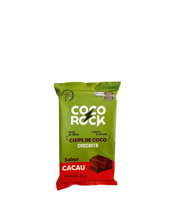 Chips de Coco com Cacau 100% Natural 20g