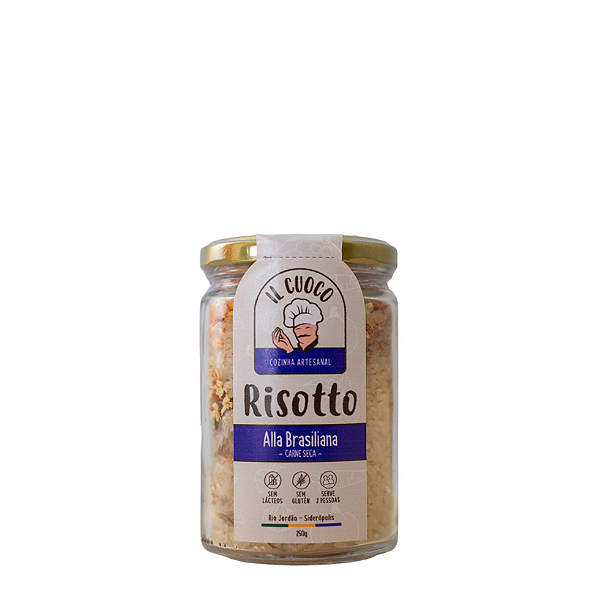 Risotto IL Cuoco Alla Brasiliana Carne Seca Sem Glúten 250g
