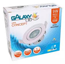 SPOT LED REDONDO 9W 6500K REF 1825-GALAXY