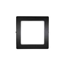 LUMINARIA LED EMBUTIR QUADRADA PRETO 12W 6500K REF 5357-MAXX