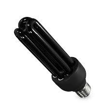 LAMPADA FLUORESCENTE COMPACTA LUZ NEGRA 20W 220V-OUROLUX