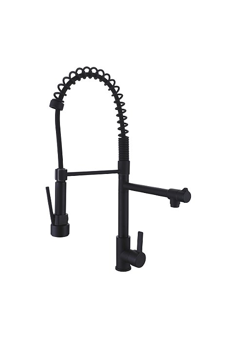 TORNEIRA COZINHA MESA GOUMERT MONO DUO SPRAY PRETA ME01B