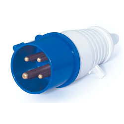 PLUGUE INDUSTRIAL 3P+T 16A 220V AZUL REF 40037-LUKMA