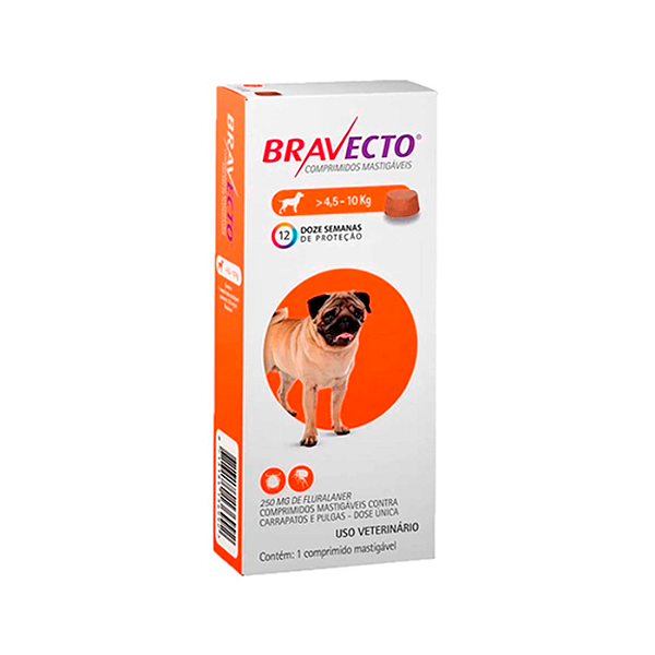 Bravecto para Cães de 4,5 a 10 Kg