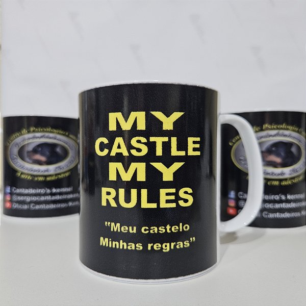 Caneca Porcelana My Castle