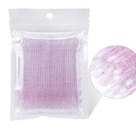 Microbrush com Glitter 100un
